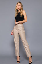 Load image into Gallery viewer, Hight Waist Vegan Leather Pants
