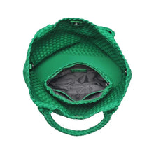 Load image into Gallery viewer, Green Woven Neoprene Tote
