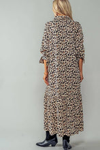 Load image into Gallery viewer, Leopard Print Ruffle Maxi Dress
