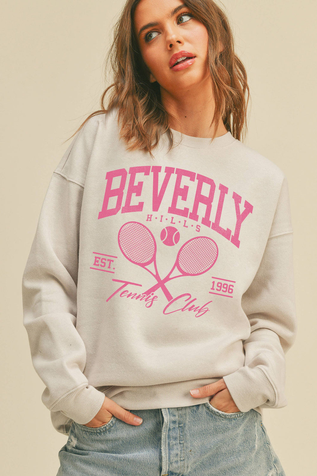 Beverly Hills Tennis Club Graphic Sweatshirt