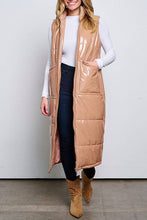 Load image into Gallery viewer, Long Vegan Leather Vest
