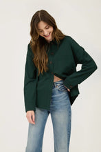 Load image into Gallery viewer, Collard Long Sleeve Button Down Shacket
