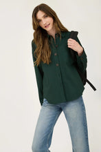 Load image into Gallery viewer, Collard Long Sleeve Button Down Shacket
