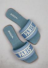 Load image into Gallery viewer, Paris Blue Flats
