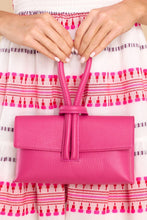 Load image into Gallery viewer, Hot Pink Leather Loop Bag
