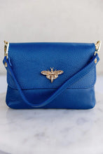 Load image into Gallery viewer, Royal Blue Leather Crossbody Handbag
