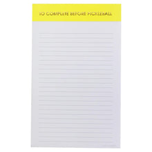 Load image into Gallery viewer, To Complete Before Pickleball Notepad
