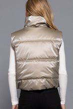 Load image into Gallery viewer, High Neck Zip Up Vest
