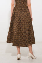 Load image into Gallery viewer, Textured Woven Midi Full Skirt
