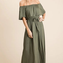 Load image into Gallery viewer, Julliana Rayon Jersey Off the Shoulder Maxi Dress
